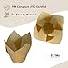 Oh Ube 150-Pack Nordic Paper Brown Tulip Muffin Liners for Baking - Odorless, Non toxic Cup, Grease-Resistant Cupcake Wrappers for All Occasions - Perfect for Weddings, Birthdays, Showers! (Brown)