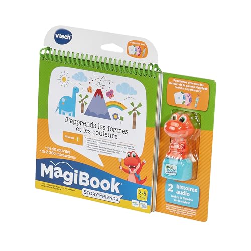 Livre interactif Vtech MagiBook Story'Friends J'apprends les formes et les couleurs avec Figurine - vue 5
