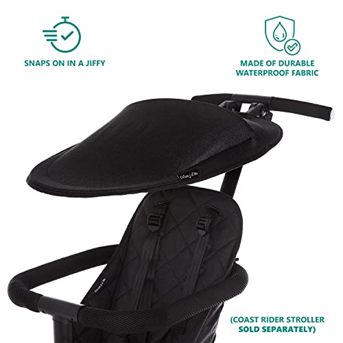 Dream On Me Coast Rider Stroller Canopy for Dream On Me Coast Rider Stroller, Black - Thumbnail 5