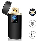 [page_title]-ASANMU USB Feuerzeug, Elektro Feuerzeug Lichtbogen Feuerzeug USB Aufladbar Touchscreen Feuerzeug Winddichte Flammenlose Elektronische Feuerzeug für Zigaretten, Bestes Männer Geschenke für Geburtstag