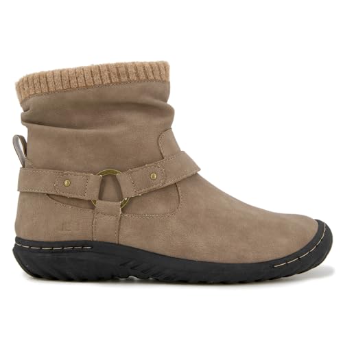JBU by Jambu Bota de moto Westwood resistente al agua para mujer, Marrón topo, 42 EU