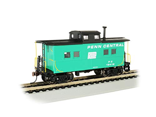 Wagon de queue Caboose HO Bachmann Trains Penn Central vert jade en acier