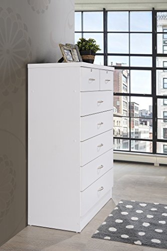 image for HODEDAH 7 Drawer Wood Dresser for Bedroom, 31.5 inch Wide Chest of Dra