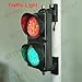Traffic Light, Industrial Led Traffic Signal Light, Red/Green Stop and Go Light, PC Housing Waterproof IP65 Industrial LED Traffic Stop Light for Driving School, Classroom Teaching,12V