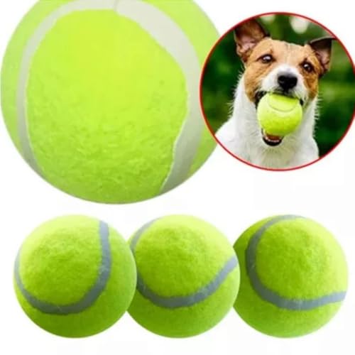 Kit 4 Bolas de Tênis para Cachorro, Pet, 6cm- Qh shopp