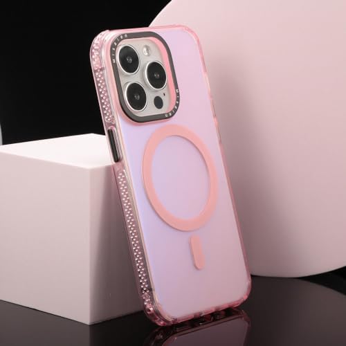 Coque iPhone 13 magnétique rose idéale pour le bureau et sorties