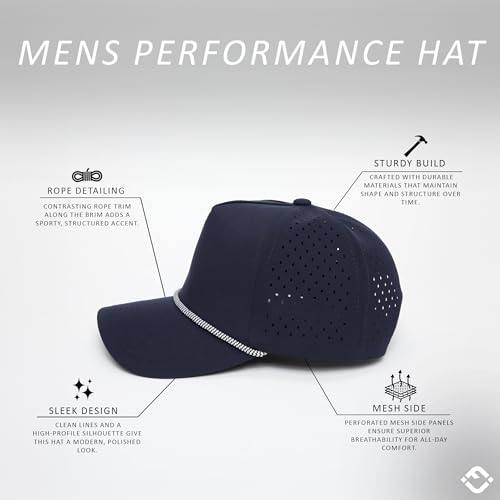Image of Funky Junque Golf Trucker Hat | Lightweight Golf Trucker Rope Hat with Adjustable Snapback, Golf Course and Weekend Wear, Funny Golf Hats for Men and Women