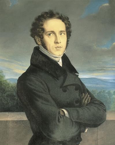 Impression d'art Vincenzo Bellini par Millet | Toile premium portrait opéra d'Italie 60x90