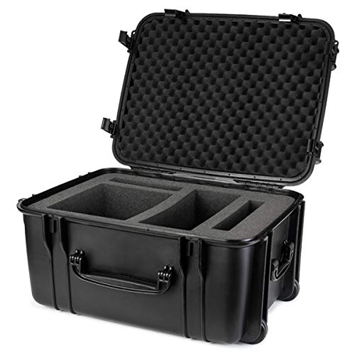 HellermannTyton 556-00238 Carrying Case, 25.52" X 19.5" X13.080, Die Cut Interior, All cavities 8" deep. Black 1/EA