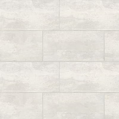 Bedrosians Simply Modern 12" x 24" Floor & Wall Tile, Creme (8-Pack, 15.75 SF)