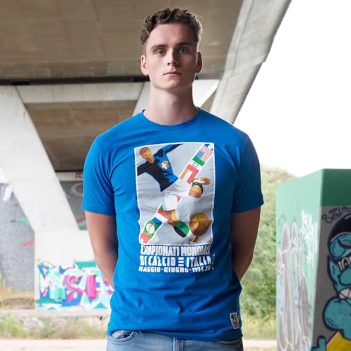 Italy 1934 World Cup Emblem T-Shirt Blue Xl - 2