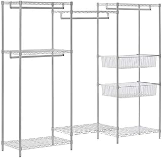 Muscle Rack Wire Steel Closet System Organizer White