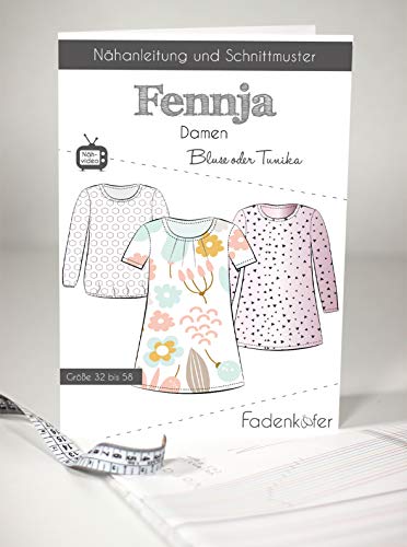 Schnittmuster und Nähanleitung - Damen Bluse Tunika - Fennja