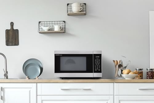 SHARP Countertop Microwave Oven with Removable 13.6" Carousel Turntable, 1100 Watt, 1.6 Cubic Feet, Stainless Steel by Sharp - Image 7
