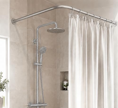 Curved Shower Rail