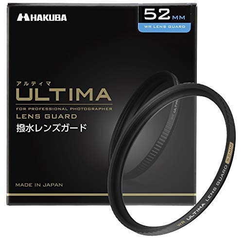 【Amazon限定ブランド】HAKUBA 52mm レンズフィルター ULTIMA WR 透過率99.5%+ワイドバンド超低反射 撥水防汚 薄枠 日本製 レンズ保護用 AMZCF-WRUTLG52 月食 紅葉