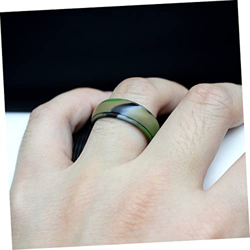 Anillos Deportivos de Silicona Flexibles para Dedo 8 Piezas miniatura 5