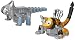 Mattel Dinotrux Diecast Ace & Click Clack Vehicles (2 Pack)