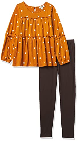 Image of Speechless girls Long Sleeve Tiered Top and Leggings Set