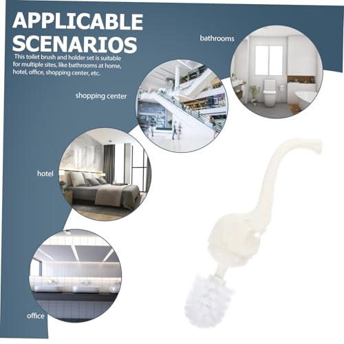Anneome brosse WC éléphant avec support en céramique pour bureau