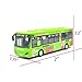 Ailejia City Bus Toy Die Cast Pull Back Buses Vehicles Mini Car Diecast Model Car Toys Lights and Music (Green)