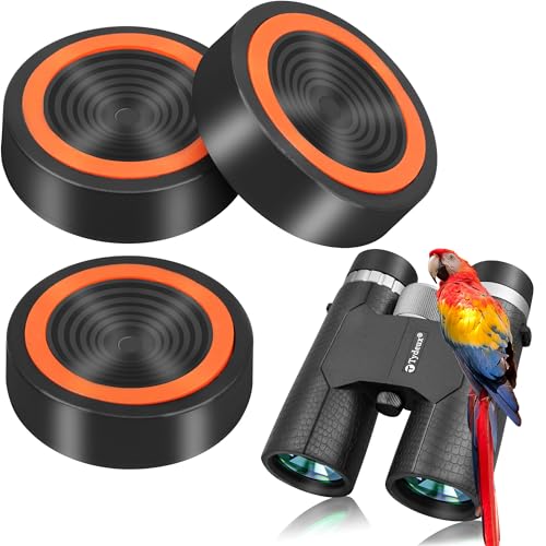 Tydeux 8x42 Compact Binoculars - Bundle with - Anti-Vibration Suppression Pads Telescope Mounts