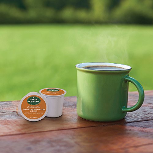 Image of Green Mountain Coffee Roasters Toasted Marshmallow Mocha, Single-Serve Keurig K-Cup Pods, Flavored Light Roast Coffee, 24 Count