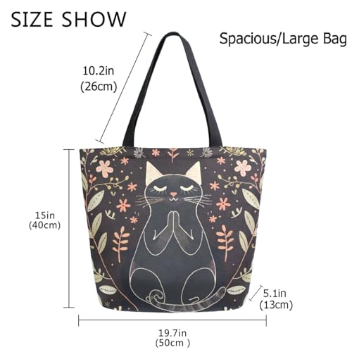 Stylish Funny Cute Pattern Big Handle Bag Extra Large Shoulder Tote Bag for Beach Travel Weekender Gym Grocery Shopping4