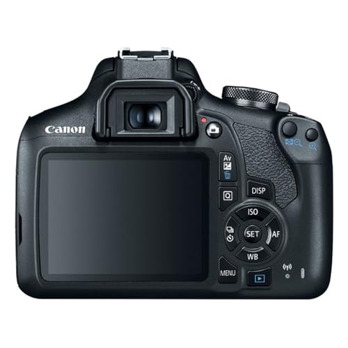 Image of Canon EOS Rebel T7 DSLR Camera with EF18-55mm + EF 75-300mm Double Zoom Kit 2727C021 Bundle with Lexar Premium 64GB SDXC Memory Card, Deco Essentials Camera Bag and Corel Photo Video Suite