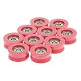 Roulette d'armoire - utilise des éléments pour maintenir la séparation entre les pièces mobiles afin de réduire le frottement de rotation et de soutenir la poulie radiale à rainure en u en nylon