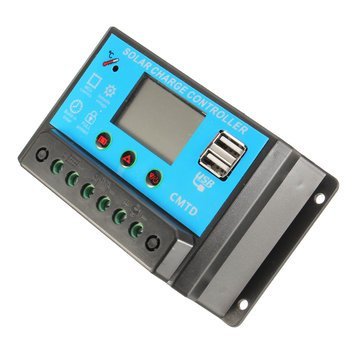 3NH Lcd Usb 20A 12/24V Solar Power Regulator Charge Controller Battery Protection| 9823
