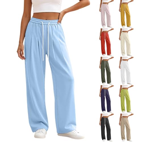Pantalones de lino para mujer de muselina con caída elegante 2