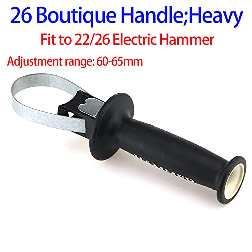 2 peças 26 martelo elétrico boutique alça martelo elétrico alça frontal acessórios de martelo elétri