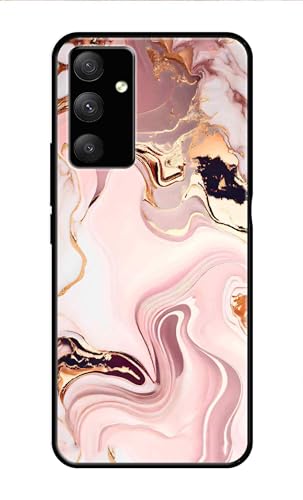Image of Metal TPU Printed Back Cover for Samsung Galaxy A14 (Marble Design -J1) 360 Degree Protection | Camera Protection -25092024(AR)
