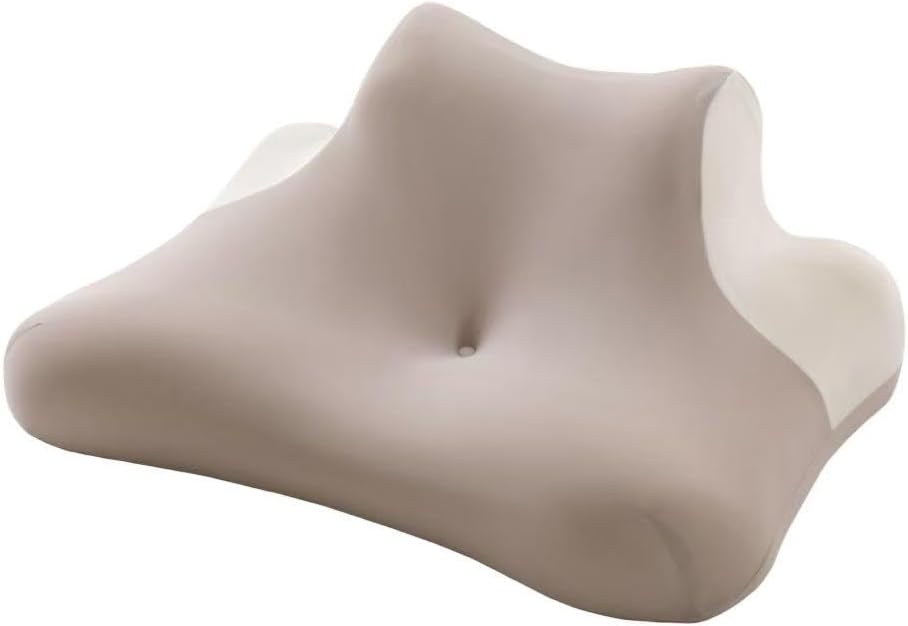 Memory Cotton Multifunctional Pillow, Suitable for Sleeping, Reading, and Watching TV (Silver Snow Ash)