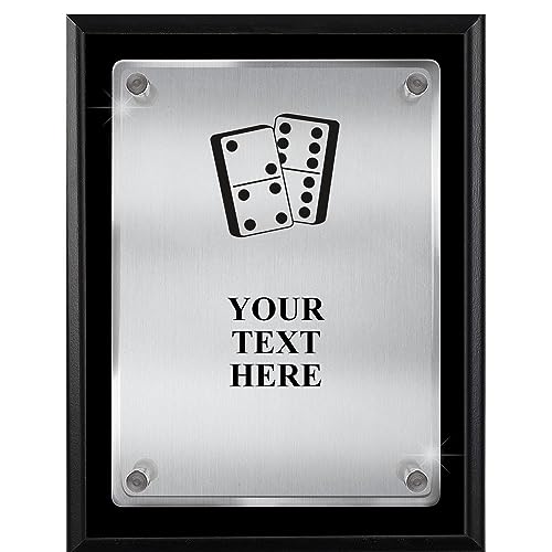 Placa de Domino Personalizada, Premio 7x9 pulgadas