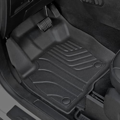 Image of Floor Mats for Ford Edge 2015-2026, All Weather Floor Mats Trunk Cargo Liner with Backrest Protectors and Door Sill Guards Accessories, Full Coverage Set