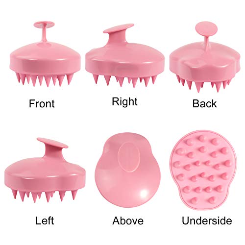 Foto von Maxsoft Kopfhaut Massagebürste, scalp massager Haarbürste für Peeling und Kopfmassage[Nass & Trocken]