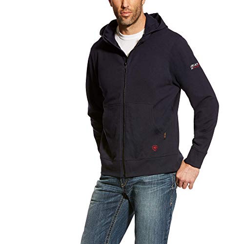 Image of Ariat Men's Rebar Logo HoodieSweatshirt, morel, XXXL