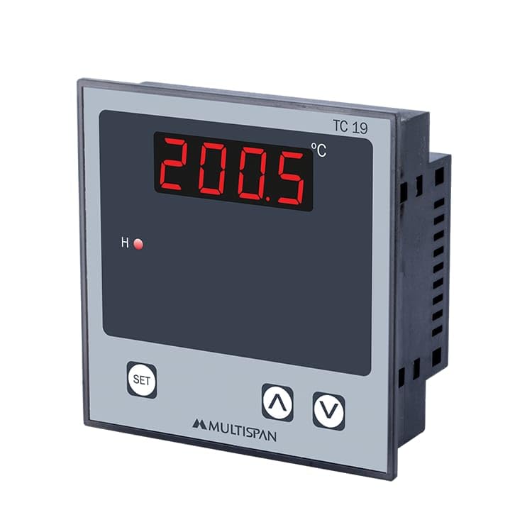 Multispan TC 19 Digital Temperature Controller, J-Type Thermocouple Input, 0-400°C Range, 4-Digit Red LED Display, 96mm x 96mm, 230V 50Hz-picture-12