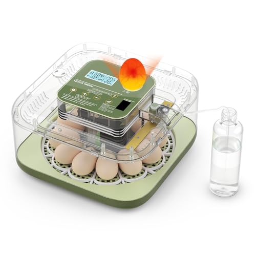 12-Egg Digital Incubator with Built-in Candler