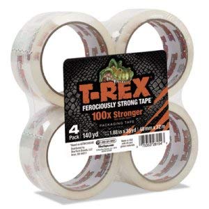 Shurtech Packaging Tape, 1.88 Inch x 35 yds, Crystal Clear - 4/Pack (1 Pack)