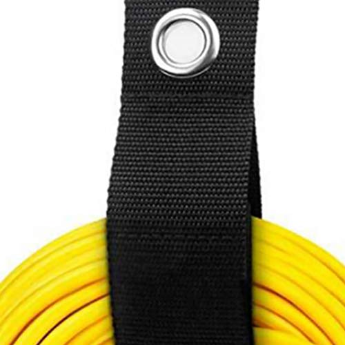 DOITOOL 6 peças cintos de amarração de 50180 mm preto com fivelas correia de amarrar para bolsa de b