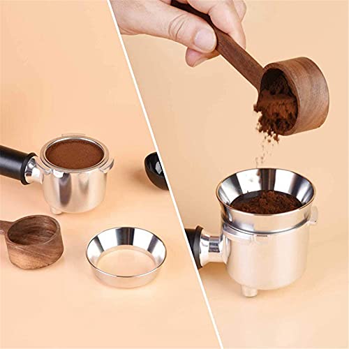 Gidenfly Espresso Doseertrechter, Portafilter Doseertrechter 304 Rvs Draagbare Koffie Doseerring Compatibel Met 51/54/58MM Portafilter - Image 4