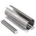 3mirrors Stainless Steel Crankshaft Sleeve Adapter for Gas Engine Pulley Crank Shaft Predator Pulley (1" to 1 1/8" L=3" w/ 1/4 Key)