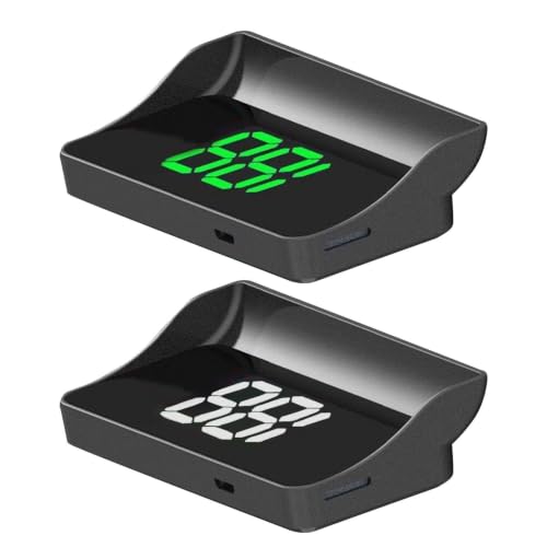 Pantalla HUD parabrisas para evitar multas de velocidad digital coche en tablero 7