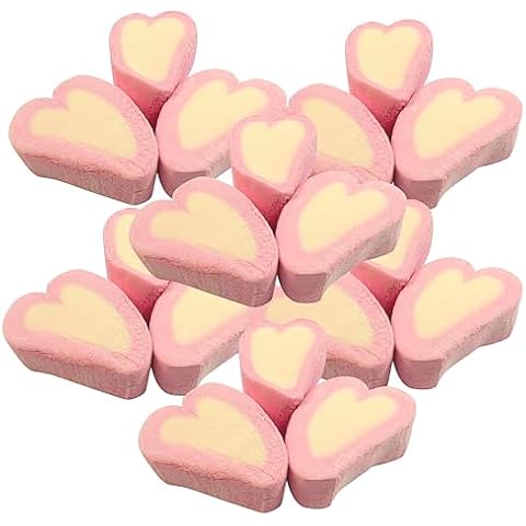 Bulk Gluten-Free Vanilla Heart-Shaped Marshmallows Cover