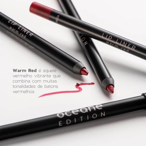 Lápis de Contorno Labial Vermelho - Lip Liner Warm Red Océane Edition 1,2g
