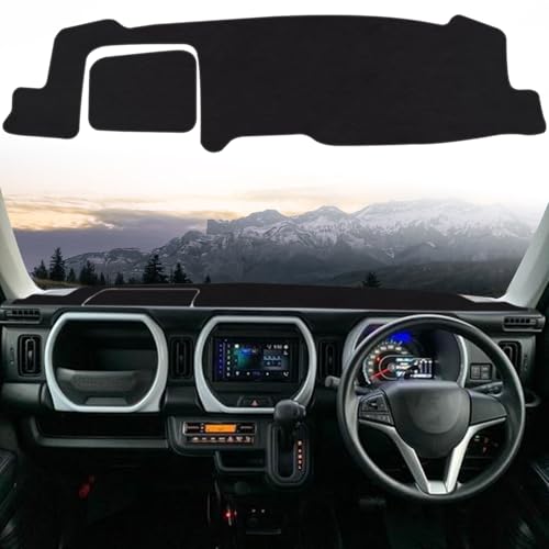 Kurtz スズキ ハスラー Hustler 2代目 MR52S MR92S 2020年1月~現行 車種専用設計 ダッシュボードマット 日焼け防止 ダッシュボードカバー 保護マット 内装パーツ カスタムパーツ フランネル素材 映り込み軽減 耐熱性 インテリ