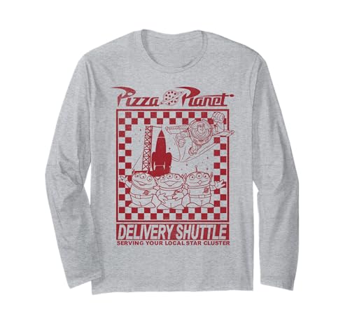 T-shirt Toy Story Pizza Planet manches longues fini les hauts de fan sans style